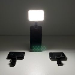 Clip-on Phone Video Lights Bi-Color x3