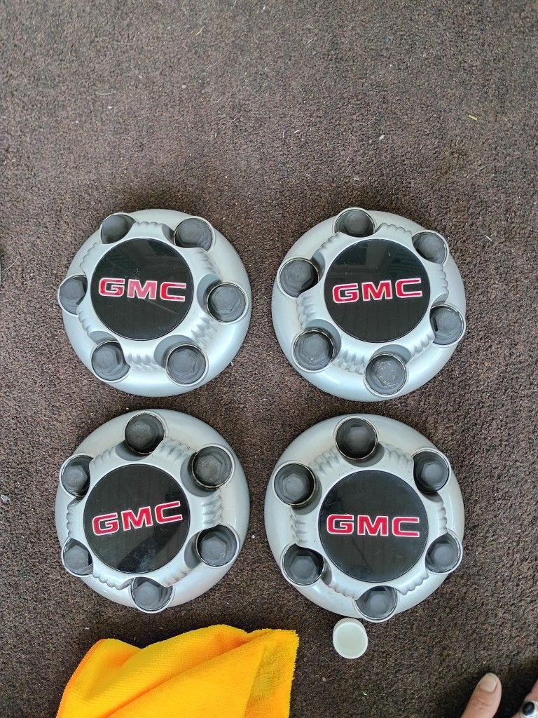 6 Lug GMC Wheel Centers