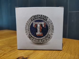 Texas Rangers World Series Championship Diamond Days Series Replica Ring