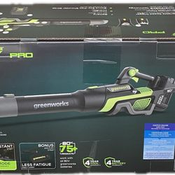 Greenworks 80V 800CFM Brushless Leaf Blower w/ 4Ah Battery &Charger Item1847759