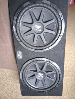 12" Kickers Works Good  $90 firm Firm
