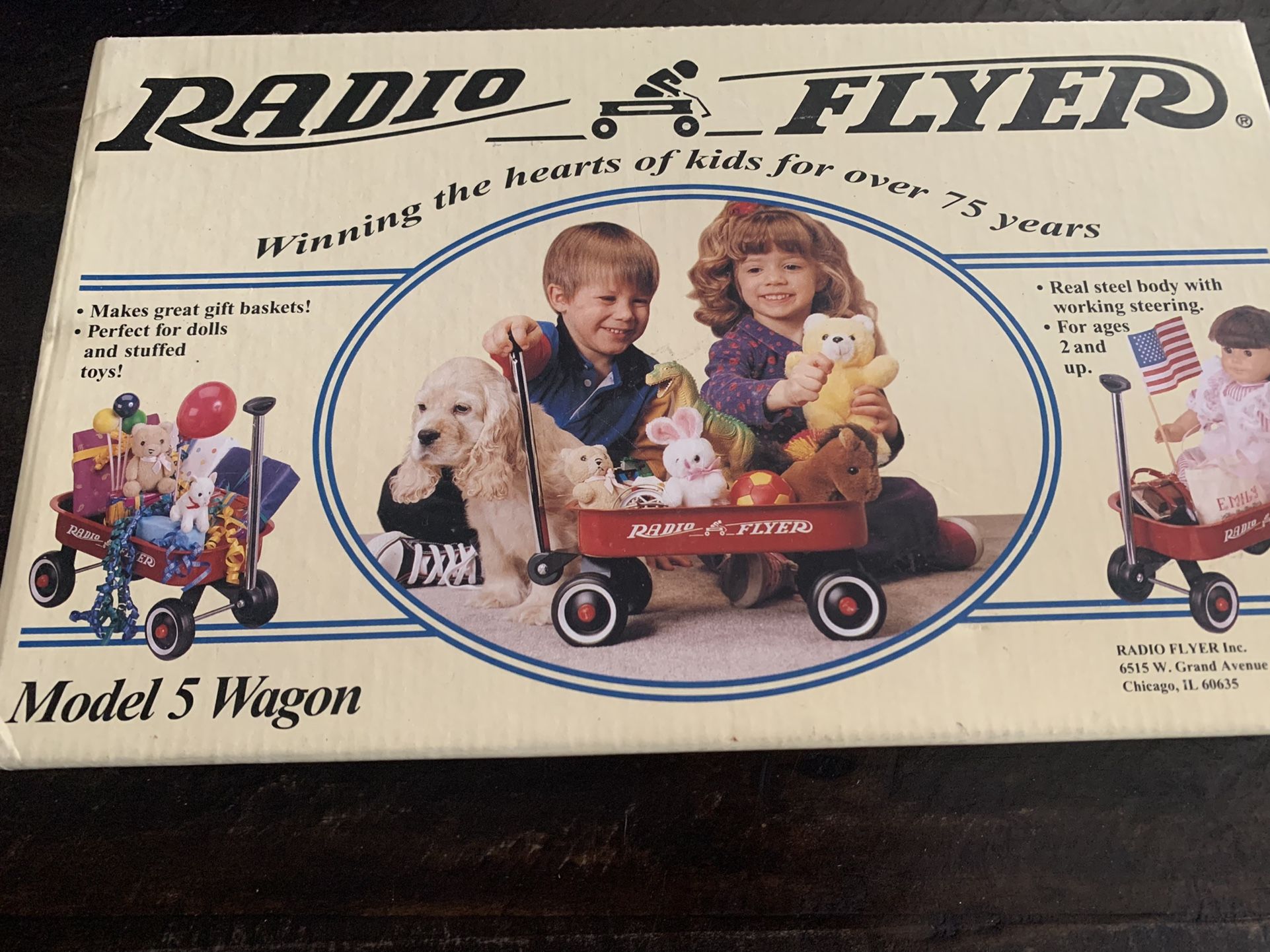 New Radio Flyer Wagon For Dolls Decor Etc.
