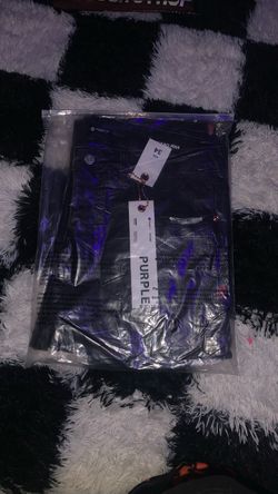 Purple jeans