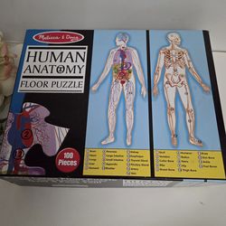Melissa & Doug Human Anatomy Extra Large Floor Puzzle. Over 4 Feet Tall Puzzle.