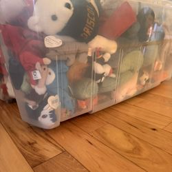Bucket Of Beanie Babies