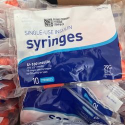 Insulin Syringes With 29G Needle