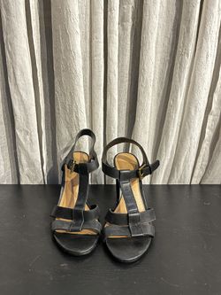 Ralph Lauren T Strap Leather Heels