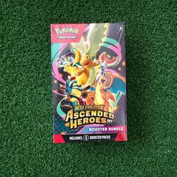 Pokemon Cards Ascended Heroes Booster Bundle