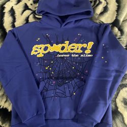 Sp5der TC blue Hoodie