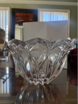 VINTAGE CRISTAL J.G. DURAND FRANCE CRYSTAL BOWL VINTAGE BOWL