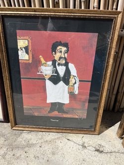 Cute Picture 18x22 Pick Up In Orange By The Block $5.00