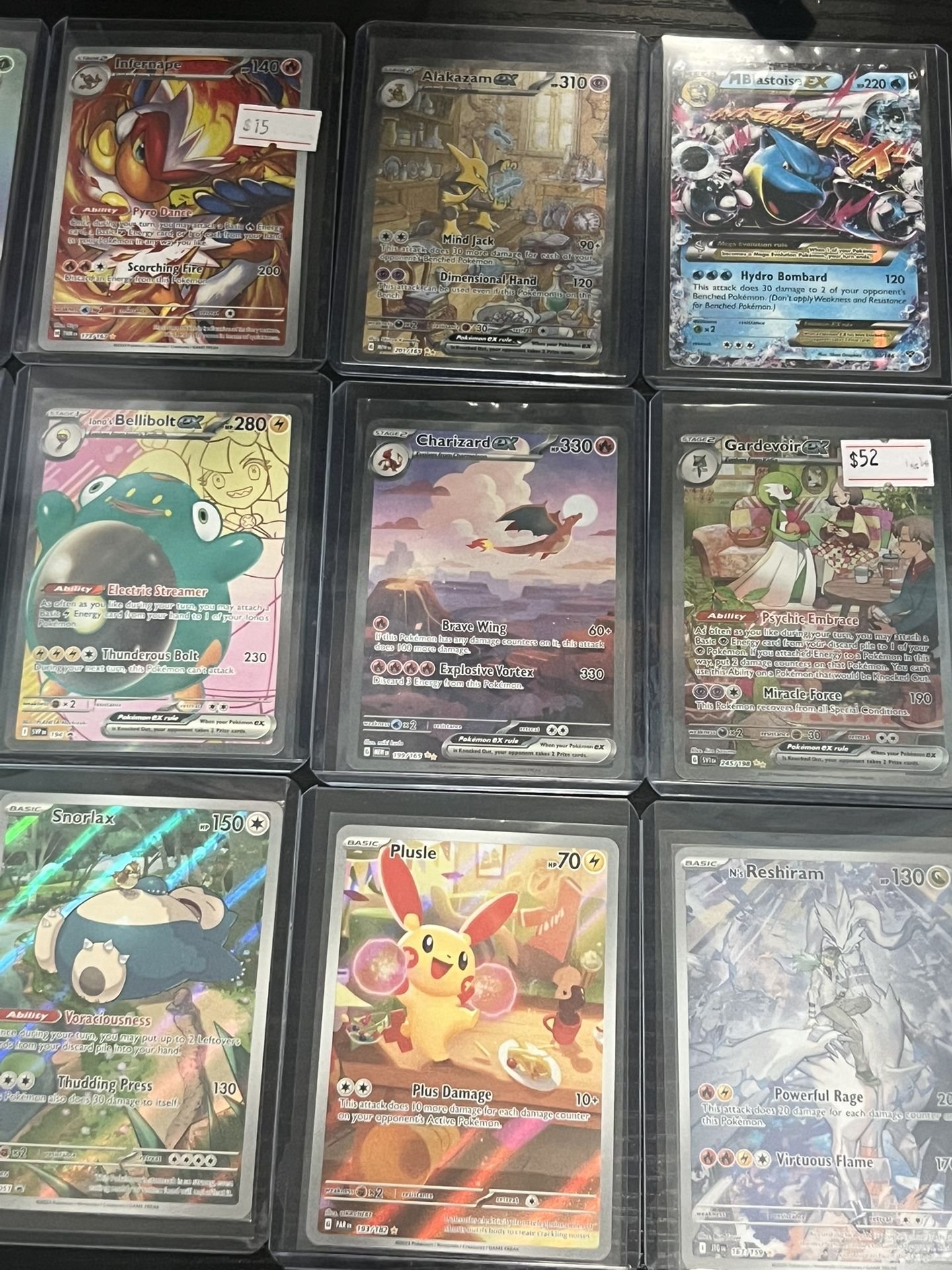 Pokemon TCG Lot of 38 For Trade Raw/Graded Modern