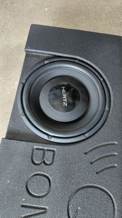 2 12" SUBS IN BOX HERTZ MILLE 300S2