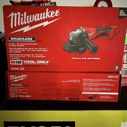 Milwaukee M18 18V Lithium-lon Brushless Cordless 4-1/2 in./5 in. Grinder w/ Paddle Switch (Tool-Only)