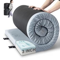 Memory foam camping mattress