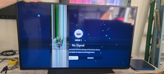 Samsung 55" Terrace Outdoor Television, Damaged Screen 