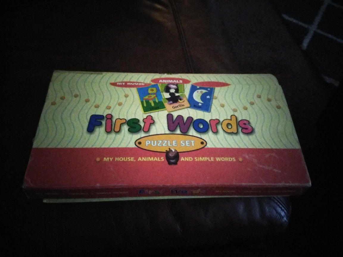 Fun learning game puzzle