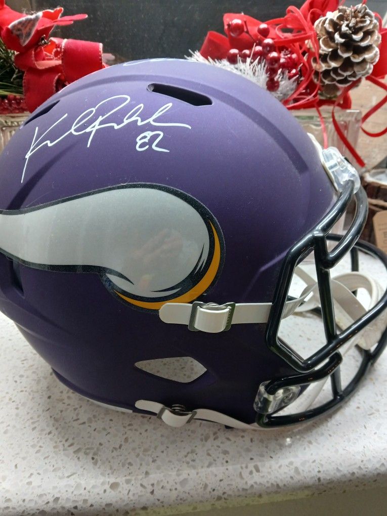 Signed MINNESOTA  VIKING'S  HELMET!