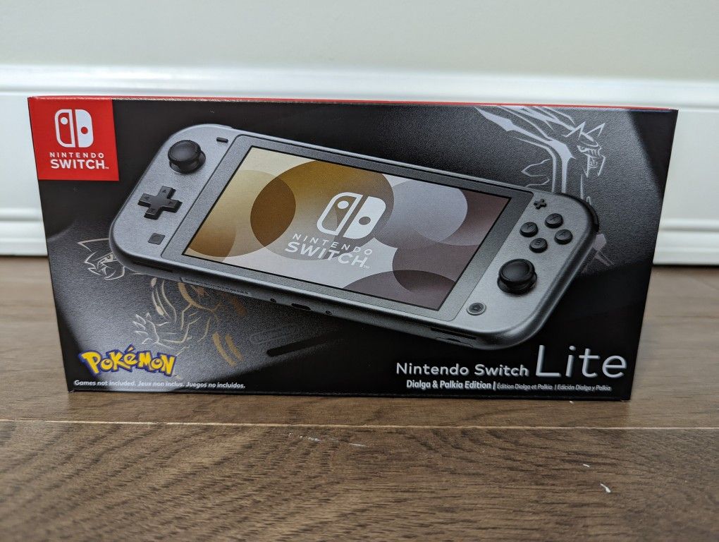 NEW! SWITCH LITE DIALGA AND PALKIA POKEMON EDITION