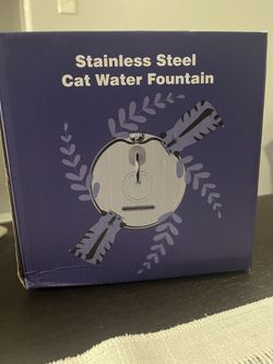 Stainless Steel Cat Water Fountain