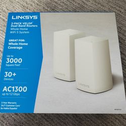 Linksys Velop Mesh Home WiFi System (AC1300)