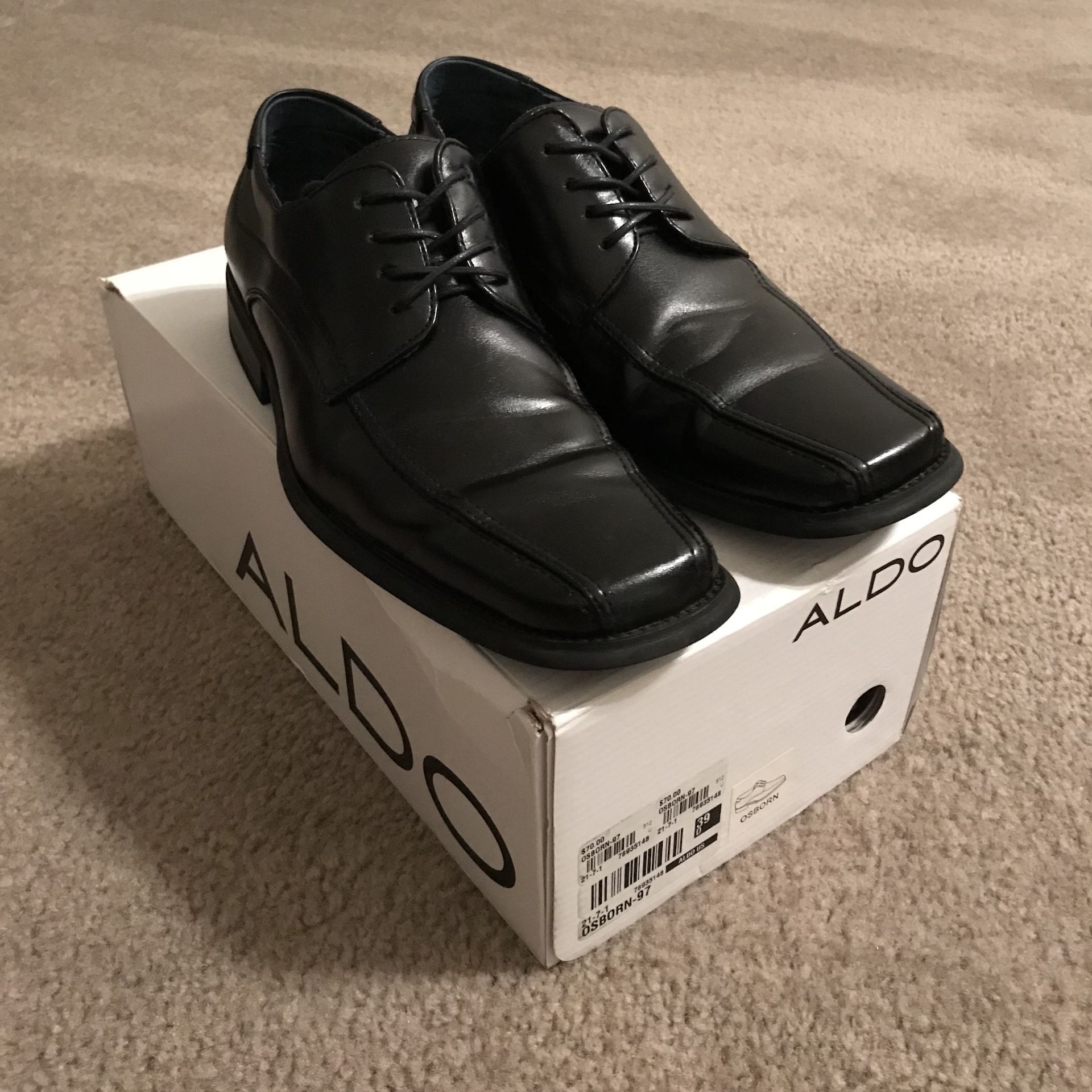 ALDO Osborn-97 All Black Size 7 (ALDO Size 39)