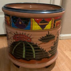 Beautiful Talavera Mexican Pot