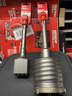 MILWAUKEE SDS MAX  BUSHING TOOL #48-62-4065 And  SDS MAX CORE BIT #48-20-5420   Read Below 