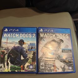 Watch Dogs 1 and 2  ps4