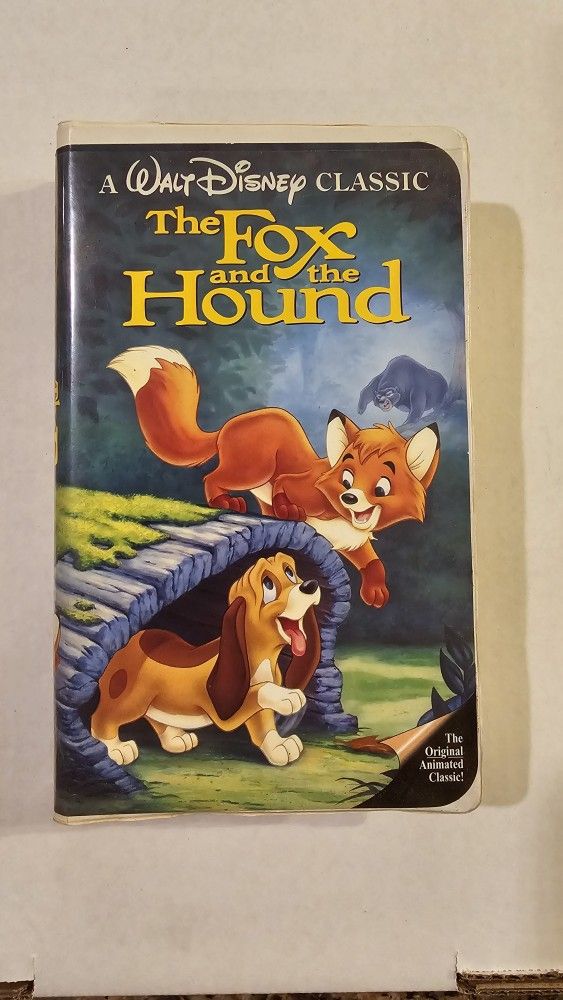 VHS Disney The Fox And The Hound Black Diamond Classics