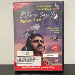 Bolivar Soy Yo DVD Robinson Diaz Colombian Comedy Drama NTSC Movie Foreign 2002