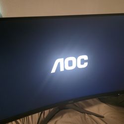Curved 27" 1080p 240hz Aoc Monitor