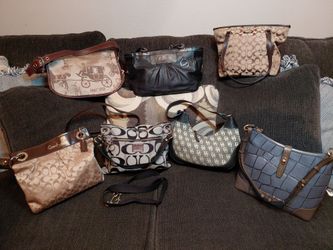 Vintage Coach, Dooney And Bourke various prices