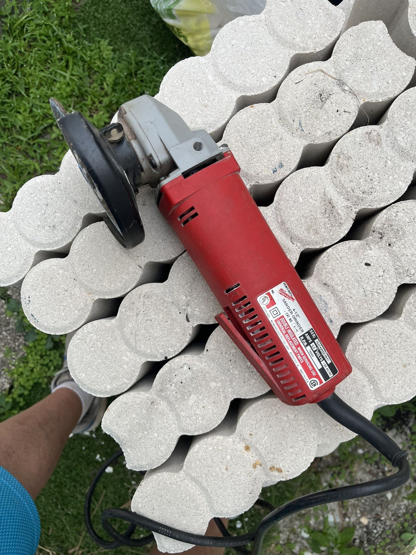 Milwaukee 4 1/2” Sander/Grinder