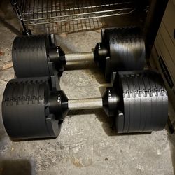 Nuobell Adjustable 80 Lb Dumbbell And Floor Stand 
