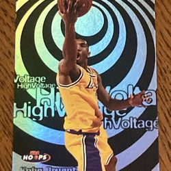 Kobe Bryant 1997-98 Hoops High Voltage insert card