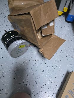Hvac air handle motor fan