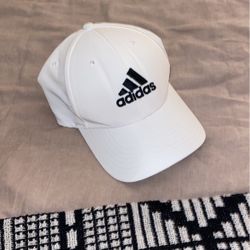 ADIDAS WHITE GOLF HAT