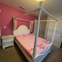 Bed Frame With A mattress 