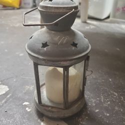 Older Candle Holder Star Openings On Top