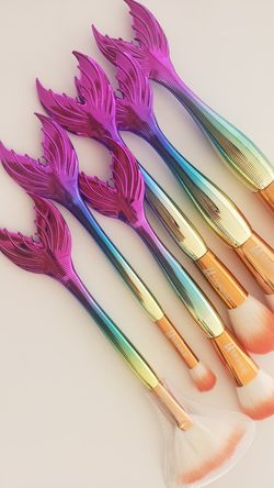 6pcs unque makeup brush set