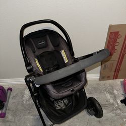 Infant car seat and stroller