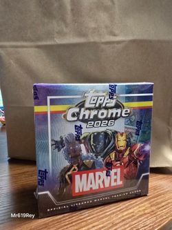 2026 Topps Chrome Marvel Mega Box