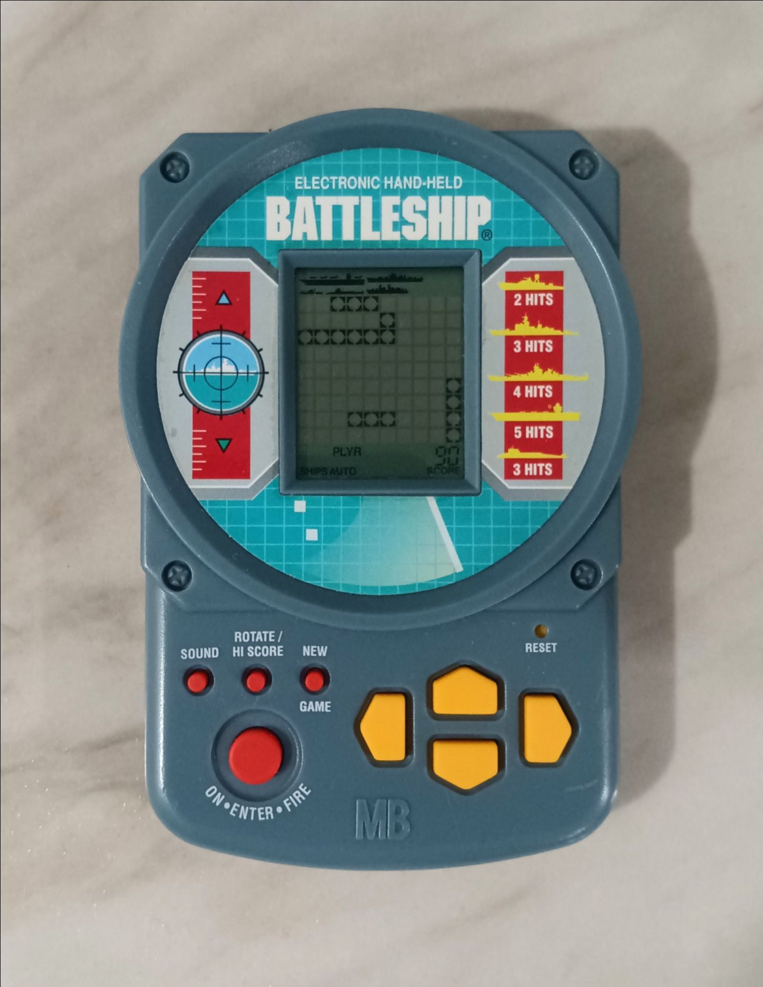 Vintage Milton Bradley Battleship Electronic Handheld Game