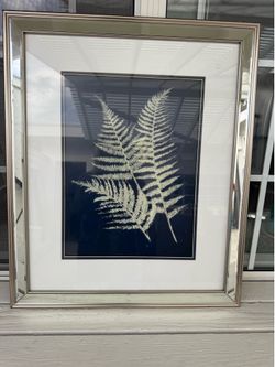 Mirror art palm leaf