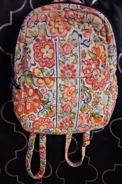 Vera Bradley "Hope Garden" Medium Backpack Exc Condition
