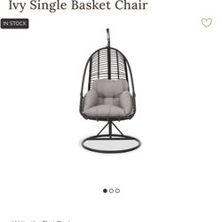 Basket Chair Plus 1 Sectional Sofa…used 