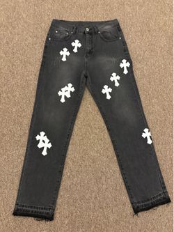 Chrome heart jeans black size 32