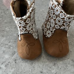 Cracker Barrel Cowboy Boots 3-6m