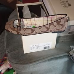 Coach Brand New "Sandals / Flats " $60 Size 7.5